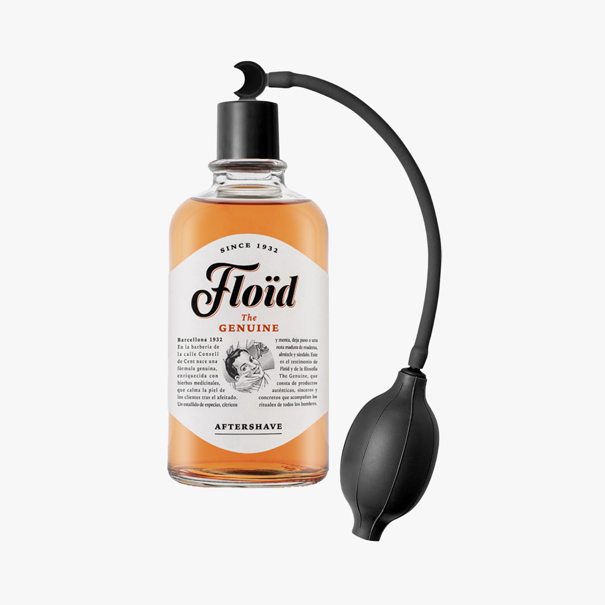 FLOID Aftershave The Genuine 400ml mit schwarzem Sprühaufsatz