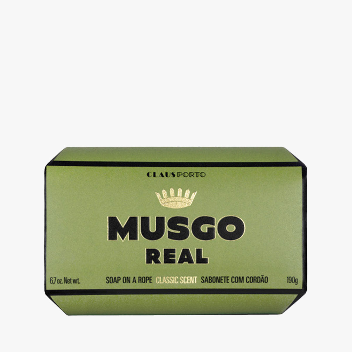 MUSGO REAL Körperseife am Seil Classic Scent Box 190g