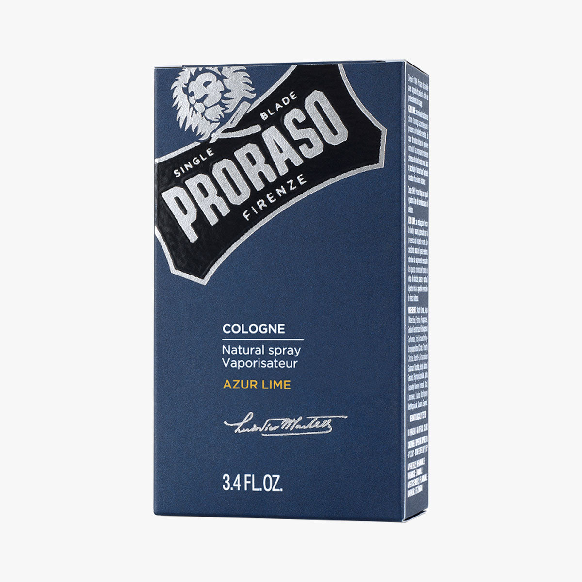 PRORASO Eau de Cologne Azur Lime Sprühflakon 100ml