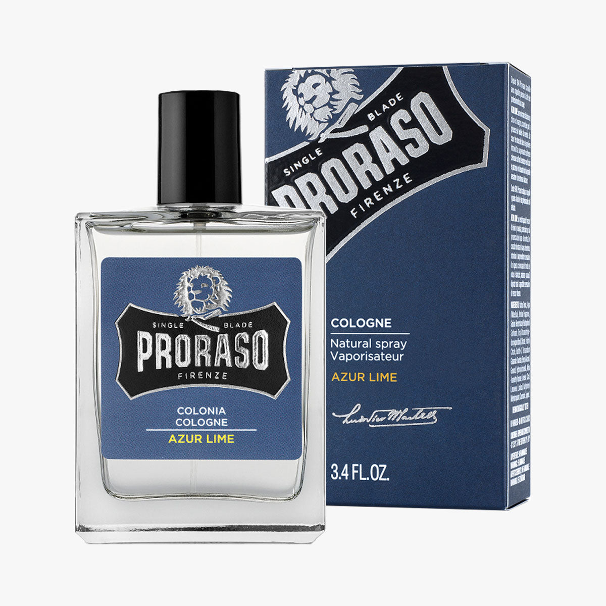 PRORASO Eau de Cologne Azur Lime Sprühflakon 100ml