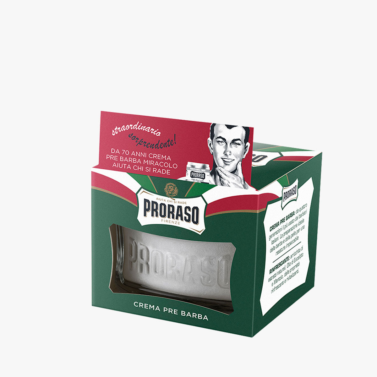 Proraso Pre-Shave Creme Green Refresh Umverpackung 100 ml