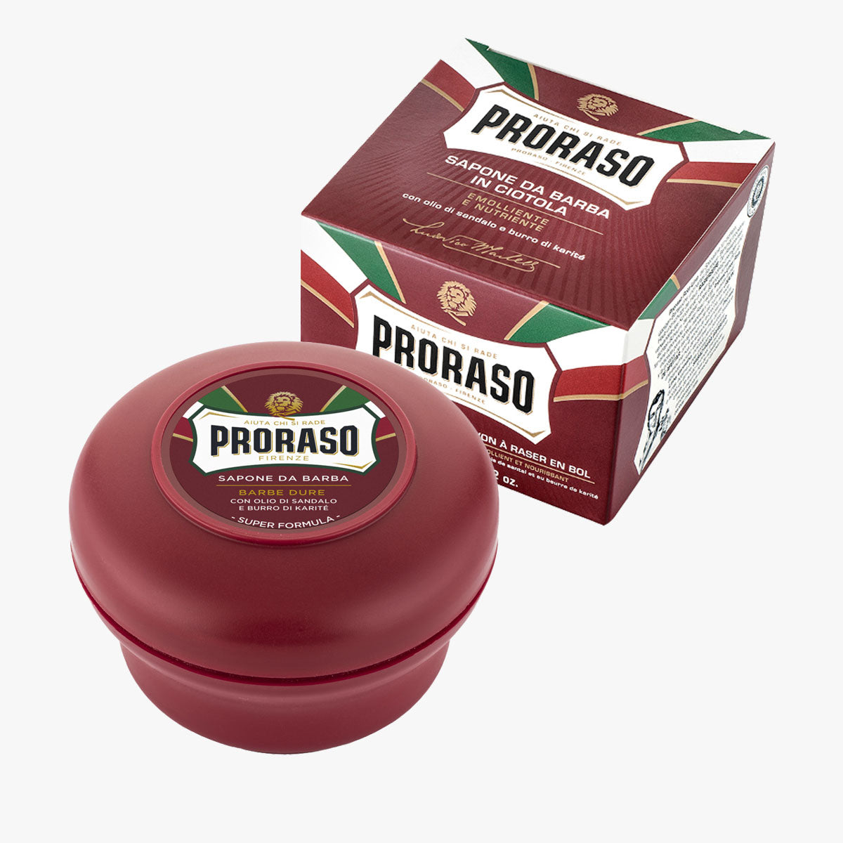 PRORASO Rasierseife Red Nourish Tiegel 150ml