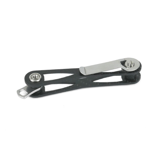 MOKEY Organizer für 2-8 Schlüssel Carbon Hosenclip